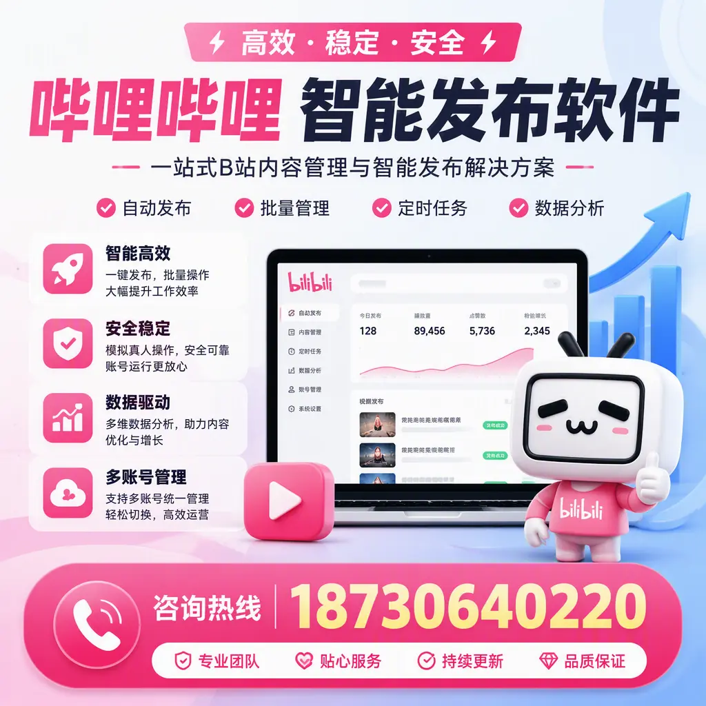 哔哩哔哩智能发布软件适用场景分析：在 济源 的最佳实践