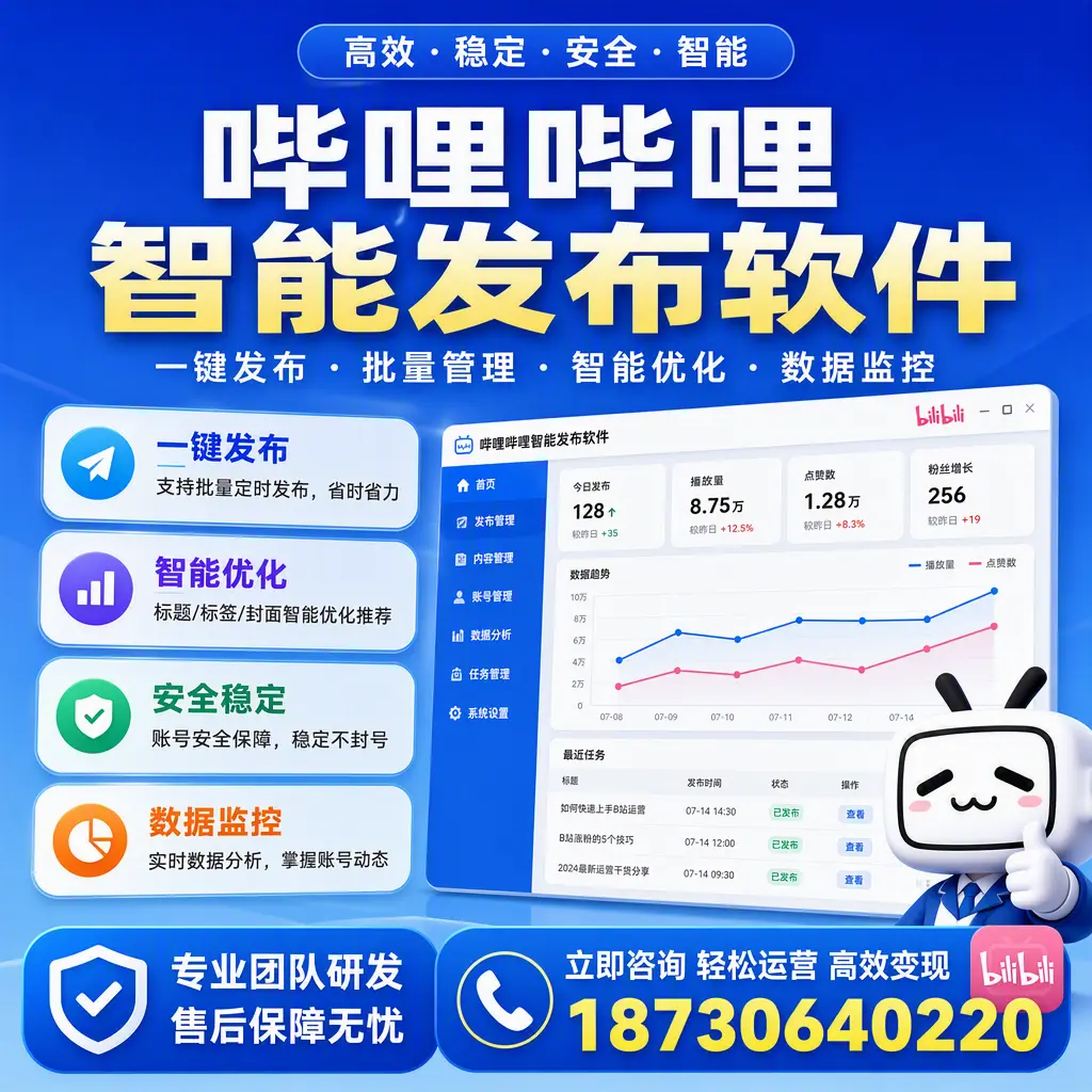 如何在 济源 使用哔哩哔哩智能发布软件提升内容曝光率