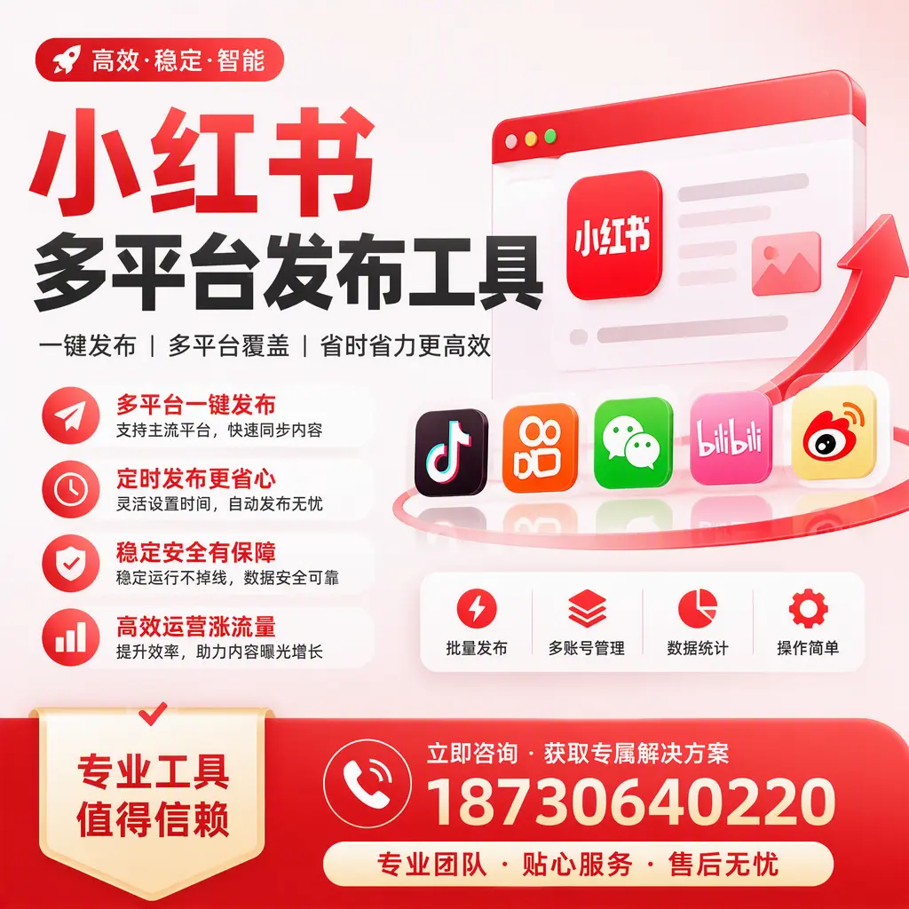在 济源 小红书多平台发布工具的市场前景分析