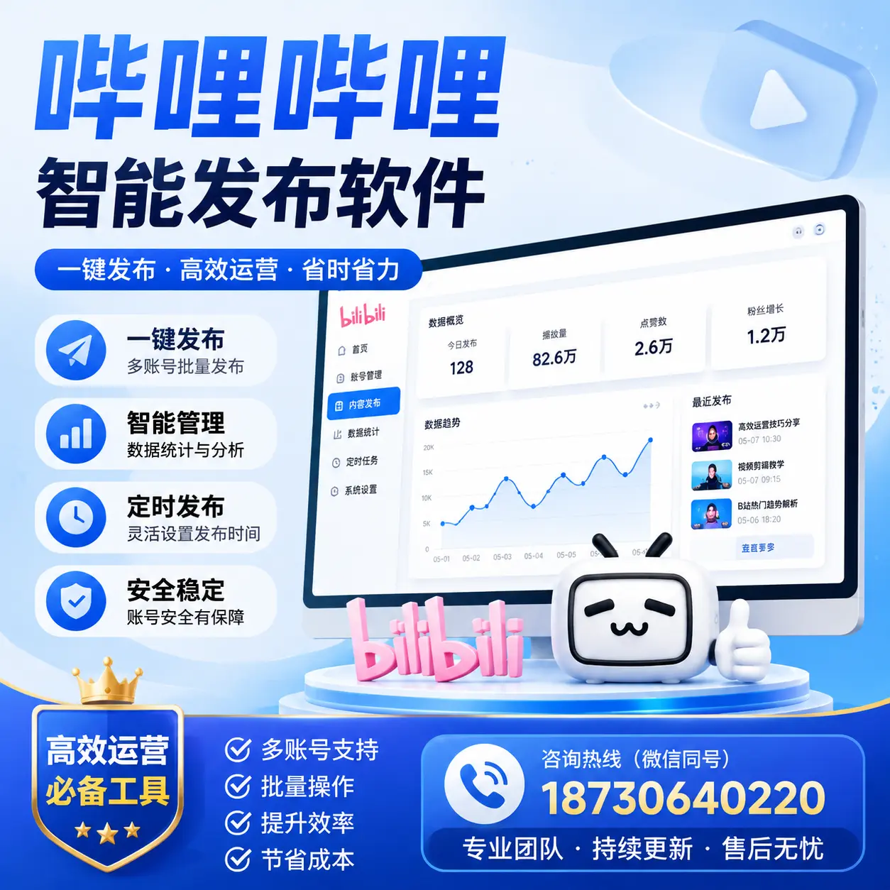 解密哔哩哔哩智能发布软件：功能与优势分析在 济源